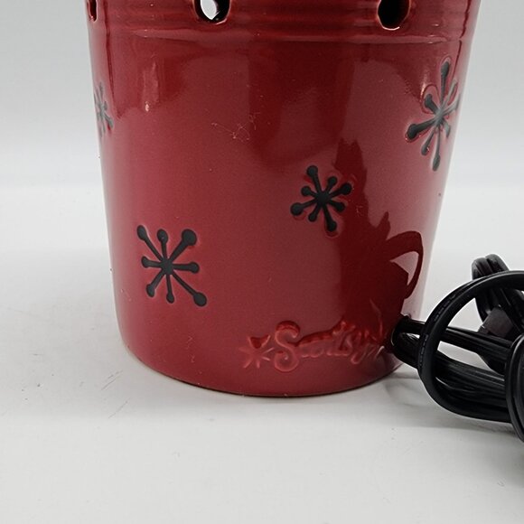 Scentsy Wax Warmer Prancer Red Holiday Christmas Reindeer No Box with Bulb - Picture 6 of 9